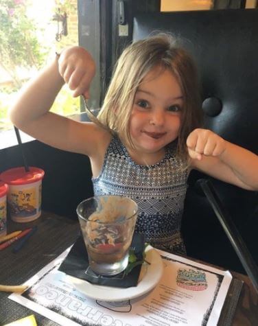 Cassandra Jade Estevez's daughter, Luna.